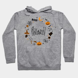 Boo! Halloween Ghostly Delight Hoodie
